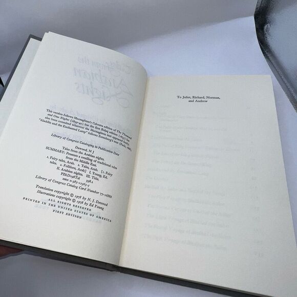 N J Dawood Tales from the Arabian Nights 1st Edition 1978 Illustrated Hardcover - Picture 3 of 9